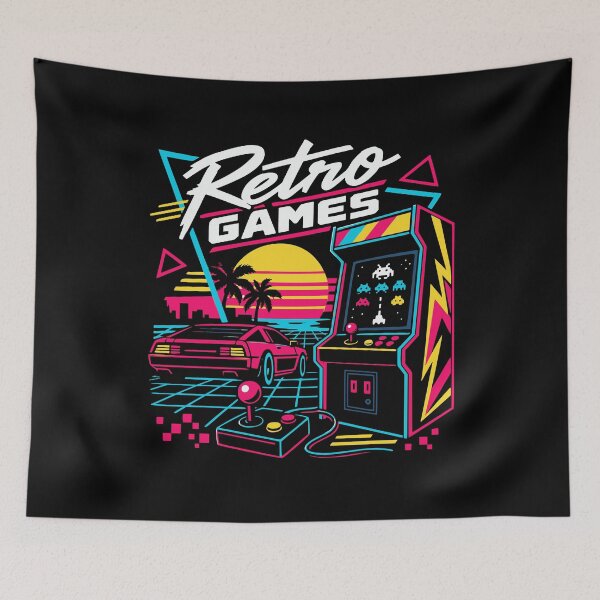 Item preview, Retro Gaming 80s Slot Machine designed and sold by Loona97.
