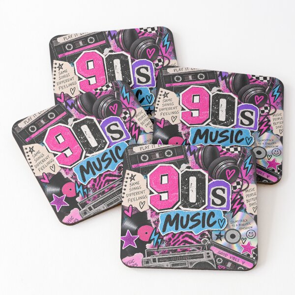 Item preview, 90s Music Nostalgia Collage designed and sold by MetaModel Editions.