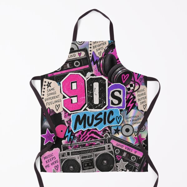 Item preview, 90s Music Nostalgia Collage designed and sold by MetaModel Editions.