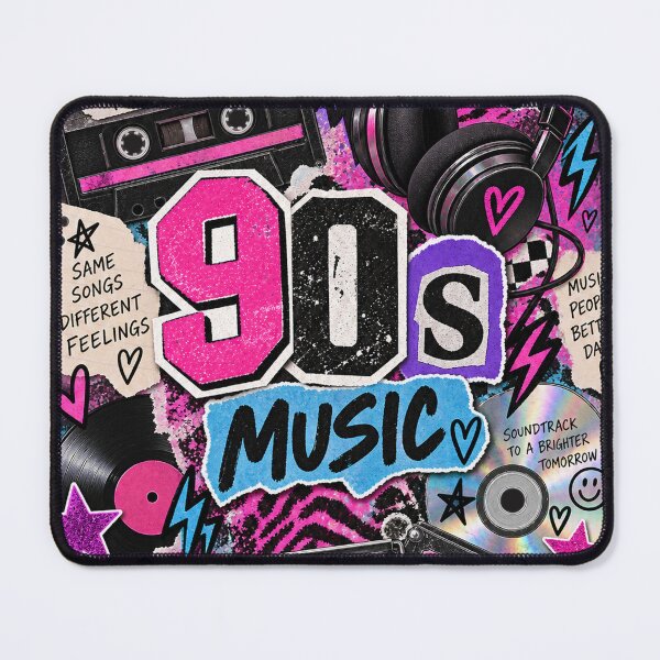 Item preview, 90s Music Nostalgia Collage designed and sold by MetaModel Editions.