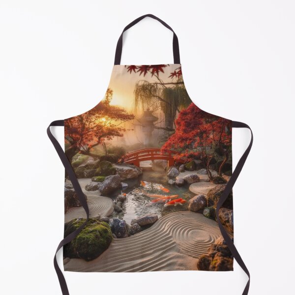 Item preview, Autumn Zen Garden – Japanese Koi Pond Serenity designed and sold by nhk999.