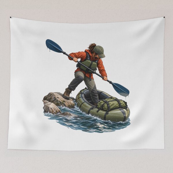 Item preview, Packrafting Hike to Paddle Transition designed and sold by Philippa Shop.