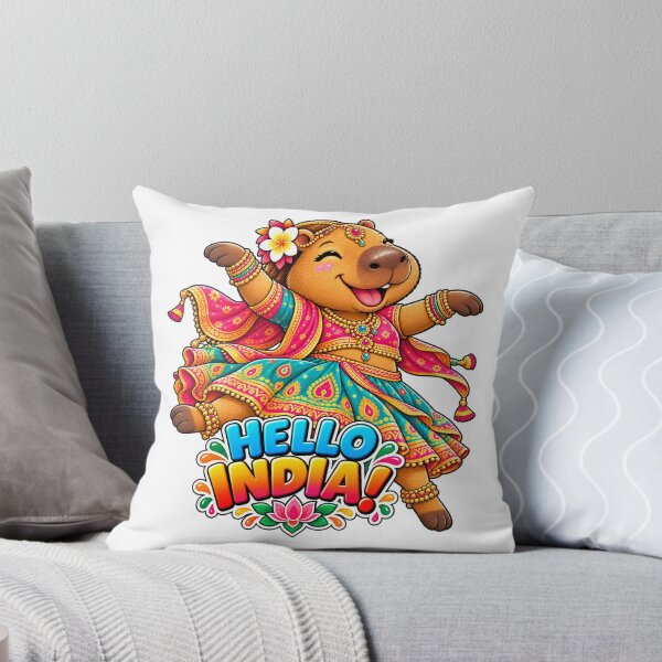 Item preview, Tytuł: Cute India Capybara – Colorful Indian Dance Adventure designed and sold by CapybaraTravels.