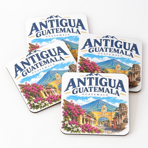 Item preview, Antigua Guatemala | Colonial Streets & Volcano Travel Art designed and sold by Mathias Yakubu Design.