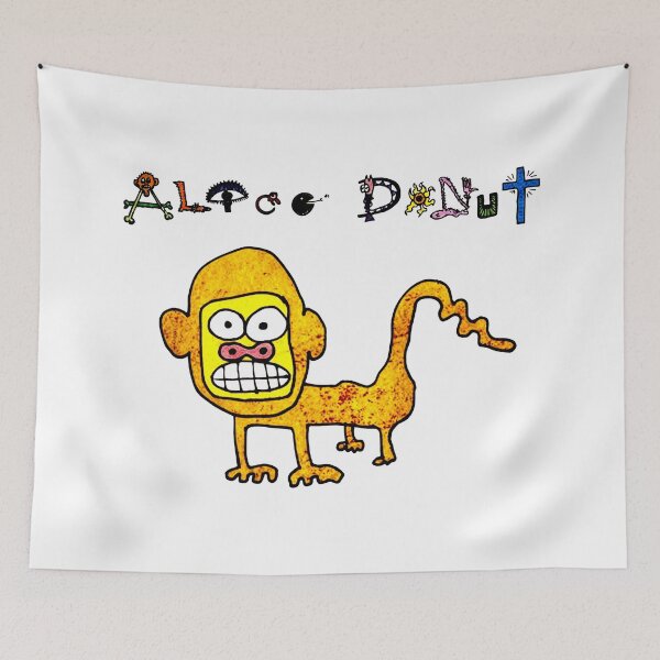 Item preview, Monkey Post Punk Yellow designed and sold by MosiUniq.