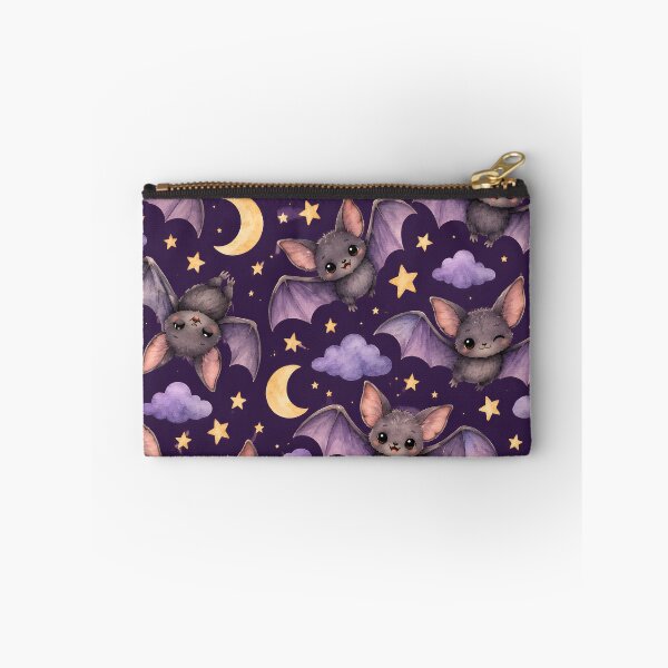 Item preview, Cute Watercolor Bats, Moons & Stars Night Sky Pattern designed and sold by blankTeeShirt.