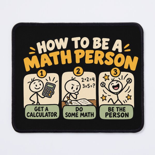Item preview, How to be a math person  designed and sold by HiPatti.