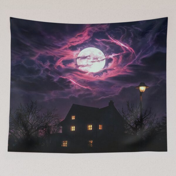 Item preview, Moonlight Over the Silent House designed and sold by Anvc-Art.