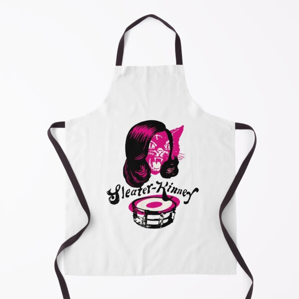 Item preview, Sleater-Kinney Riot Grrrl Pink Cat Drum Art  designed and sold by DorkStarMedia.