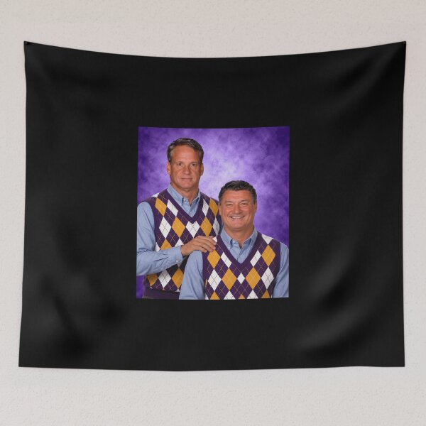 Item preview, Funny-Ed Orgeron &Lane Kiffin Step Bros LSuFunny Meme designed and sold by ChezasInspira.