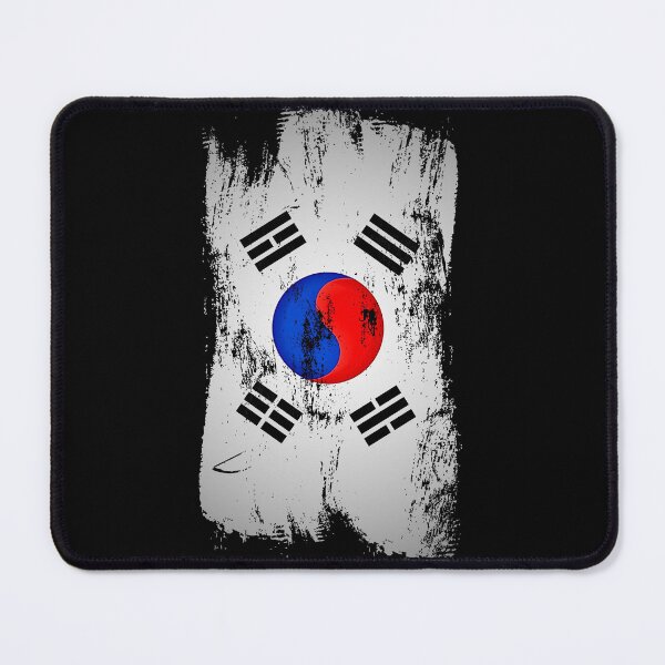 Item preview, South Korea Flag Distressed Paint Brush Stroke Taegeukgi Pride designed and sold by Danny-Arts1.