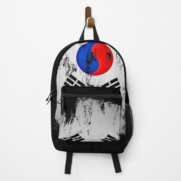 Item preview, South Korea Flag Distressed Paint Brush Stroke Taegeukgi Pride designed and sold by Danny-Arts1.