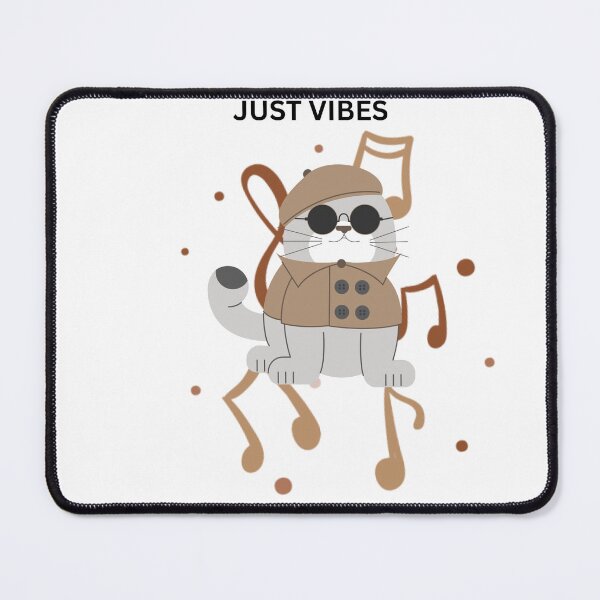 Item preview, No Thoughts Just Vibes Cute Cloud Gen Z Aesthetic Sticker designed and sold by TheDentalDoodle.