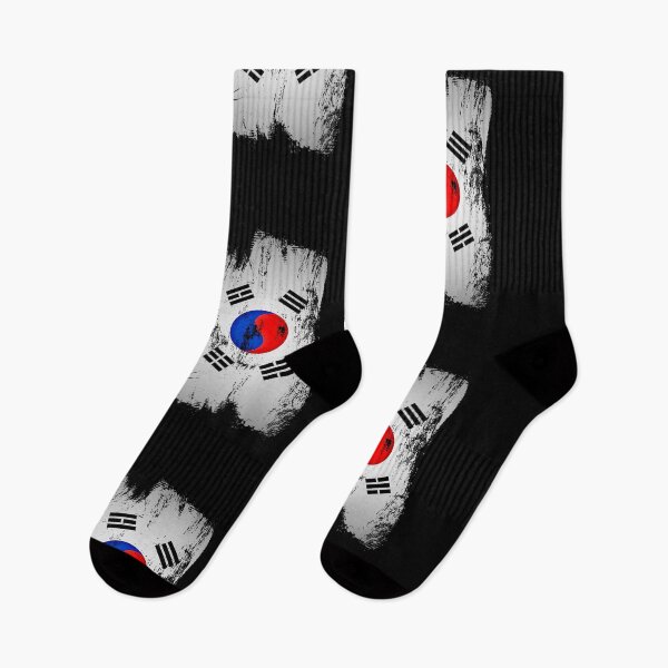 Item preview, South Korea Flag Distressed Paint Brush Stroke Taegeukgi Pride designed and sold by Danny-Arts1.