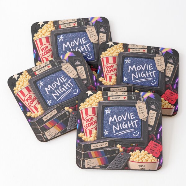 Item preview, 90s Movie Night VHS Collage designed and sold by MetaModel Editions.