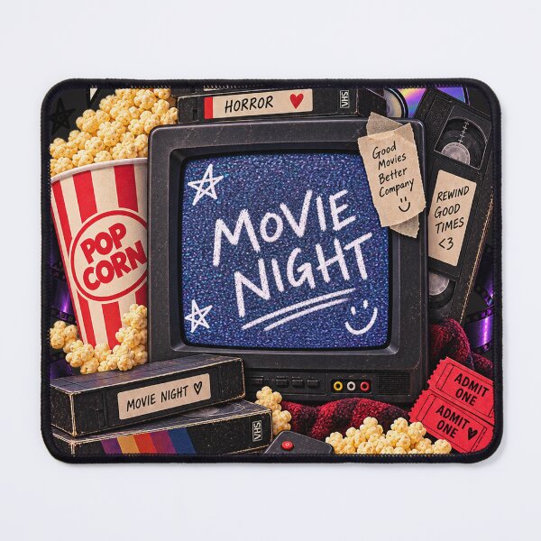 Item preview, 90s Movie Night VHS Collage designed and sold by MetaModel Editions.