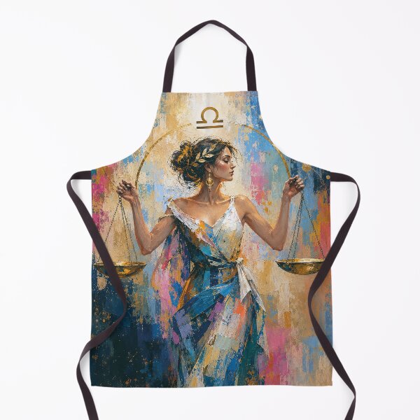 Item preview, Libra Astrology Painting – Cosmic Balance Artwork designed and sold by GalleryKauffeld.