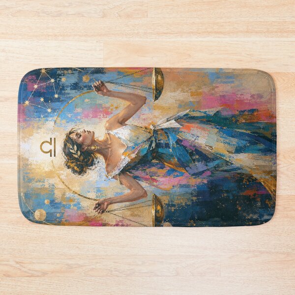 Item preview, Libra Astrology Painting – Cosmic Balance Artwork designed and sold by GalleryKauffeld.