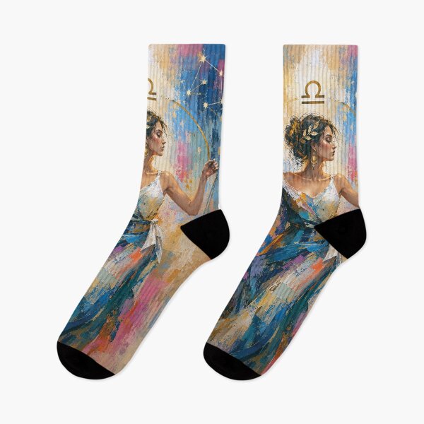 Item preview, Libra Astrology Painting – Cosmic Balance Artwork designed and sold by GalleryKauffeld.