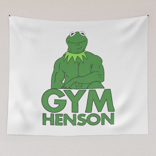 Item preview, Kermit Meme - Kermit Frog - Frog Meme - Gym Henson Kermit designed and sold by Molagan-Art.