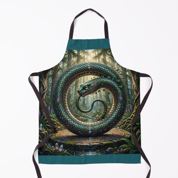 Item preview, Ouroboros: Runic Snake and Mystic Forest Altar designed and sold by Sybille-Yates.