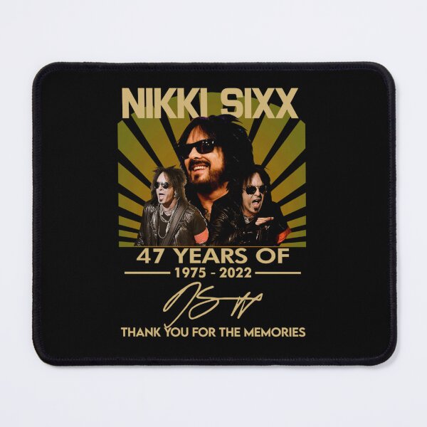 Item preview, Nikki Sixx 45 Years Of 1975 2020 Thank You For The Memories Signatures designed and sold by zackmccnorey.