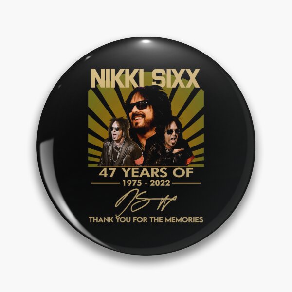 Item preview, Nikki Sixx 45 Years Of 1975 2020 Thank You For The Memories Signatures designed and sold by zackmccnorey.