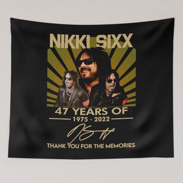 Item preview, Nikki Sixx 45 Years Of 1975 2020 Thank You For The Memories Signatures designed and sold by zackmccnorey.