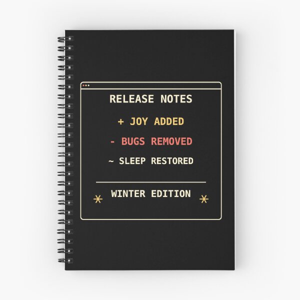 Item preview, Winter Release Notes | Joy Added Bugs Removed designed and sold by Tattee.