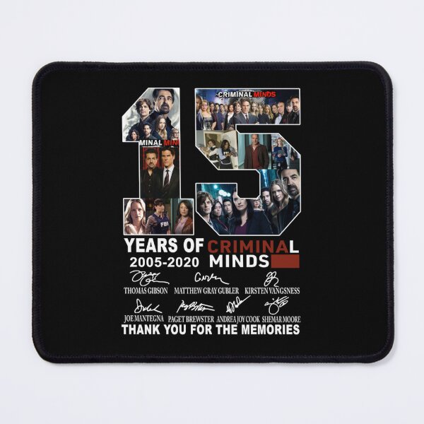 Item preview, Thank You For The Memories Crímínál Minds 15 Years Anniversary designed and sold by zackmccnorey.