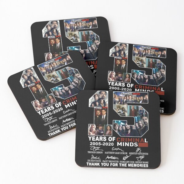 Item preview, Thank You For The Memories Crímínál Minds 15 Years Anniversary designed and sold by zackmccnorey.