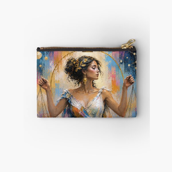 Item preview, Libra Zodiac Painting – Celestial Astrology Art designed and sold by GalleryKauffeld.