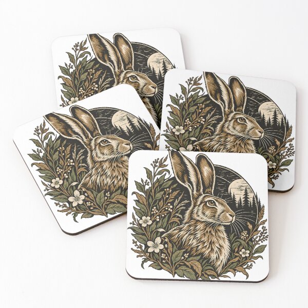 Item preview, Hare Linocut designed and sold by TOMSZE.