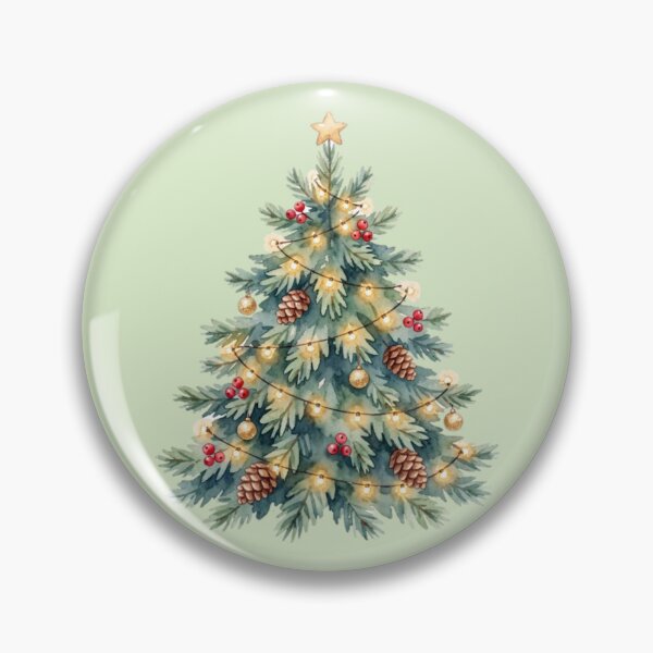 Item preview, Cozy Christmas Tree with Rustic Woodland Charm designed and sold by PunchDrop.
