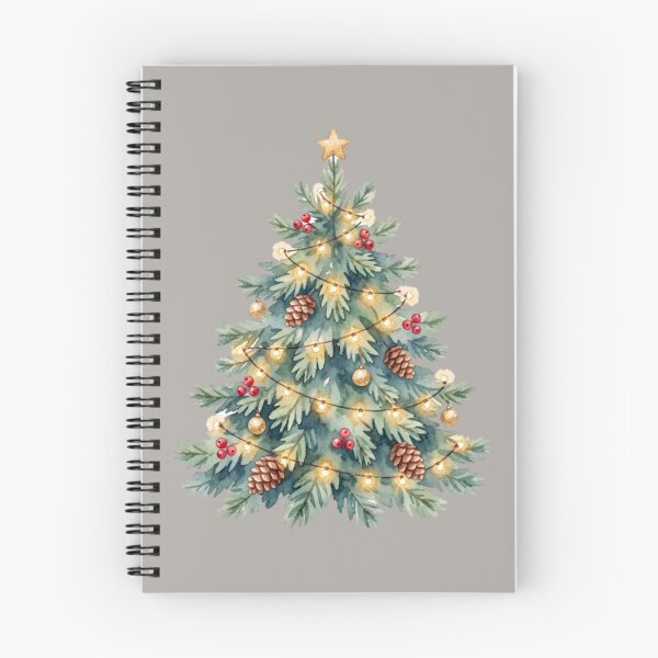 Item preview, Cozy Christmas Tree with Rustic Woodland Charm designed and sold by PunchDrop.