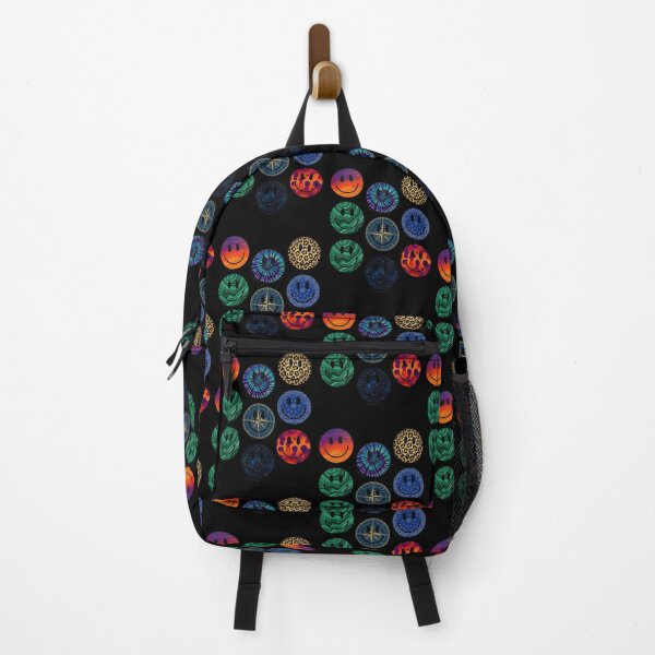Item preview, Trippy Melting Smiley Faces Aesthetic Pattern designed and sold by MOONE FLOWER.