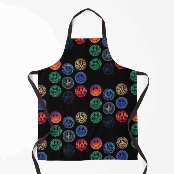 Item preview, Trippy Melting Smiley Faces Aesthetic Pattern designed and sold by MOONE FLOWER.