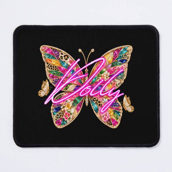 Item preview, Dolly Parton, Inspired Jeweled Butterfly Pink Neon Sign designed and sold by KryptoSuperdog.
