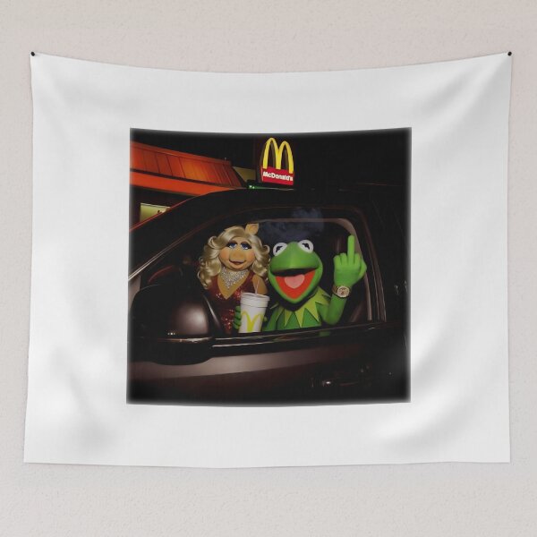 Item preview, Kermit Meme - Kermit Frog - Frog Meme - Kermit The Frog and Miss Piggy designed and sold by Molagan-Art.
