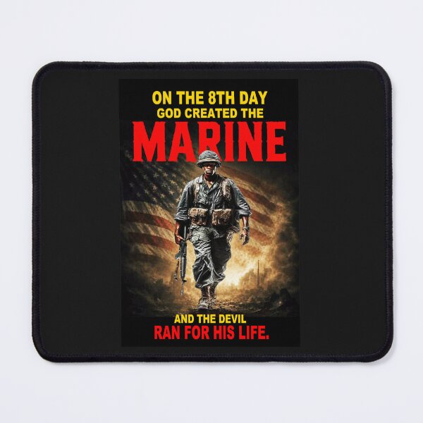Item preview, God Created The Marine; designed and sold by StickerApe.
