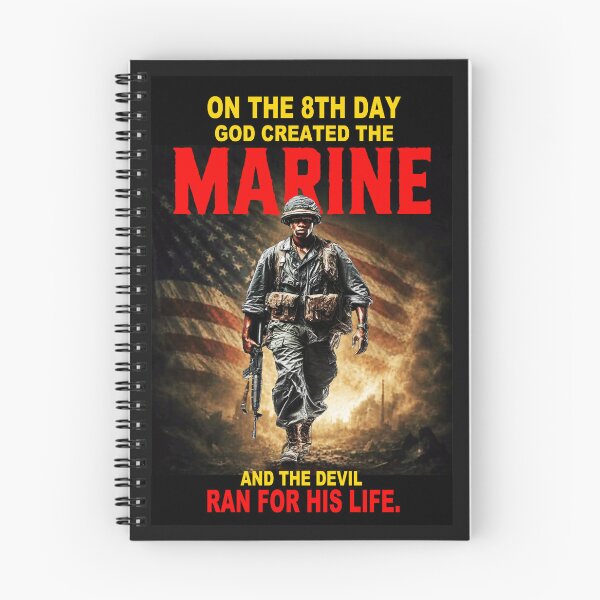 Item preview, God Created The Marine; designed and sold by StickerApe.