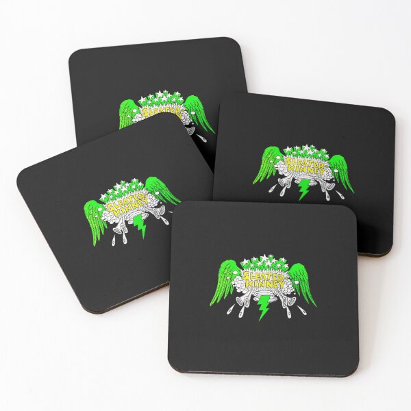 Item preview,  Green Wings With Yellow Typography  designed and sold by DorkStarMedia.