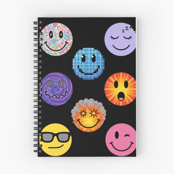 Item preview, Trippy Melting Smiley Faces Aesthetic Pattern designed and sold by MOONE FLOWER.