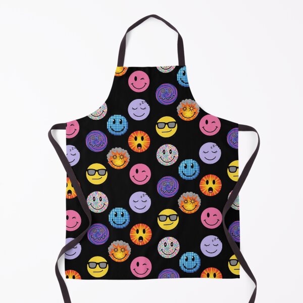 Item preview, Trippy Melting Smiley Faces Aesthetic Pattern designed and sold by MOONE FLOWER.