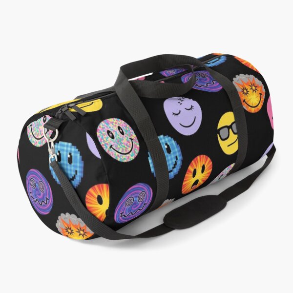 Item preview, Trippy Melting Smiley Faces Aesthetic Pattern designed and sold by MOONE FLOWER.