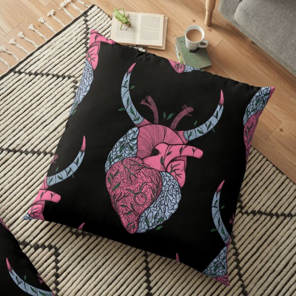 Taurus Heart Floor Pillow