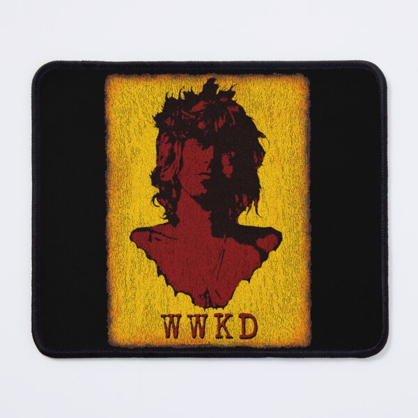 Item preview, WWKD What Would Keith Do Yellow Vintage Poster Graphic Art designed and sold by surmind.