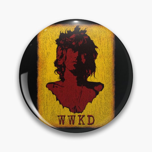 Item preview, WWKD What Would Keith Do Yellow Vintage Poster Graphic Art designed and sold by surmind.