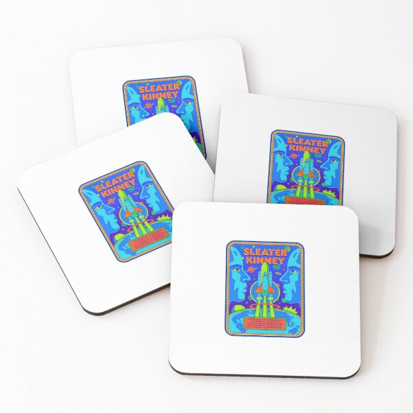 Item preview, Space Rocket Pop Art Style Riot Grrrl Music Group  designed and sold by DorkStarMedia.