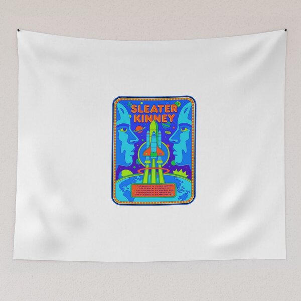 Item preview, Space Rocket Pop Art Style Riot Grrrl Music Group  designed and sold by DorkStarMedia.